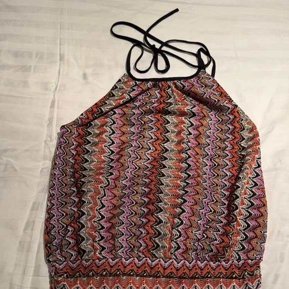 Ramy Brook Patterned Halter Top size Medium - Picture 1 of 4